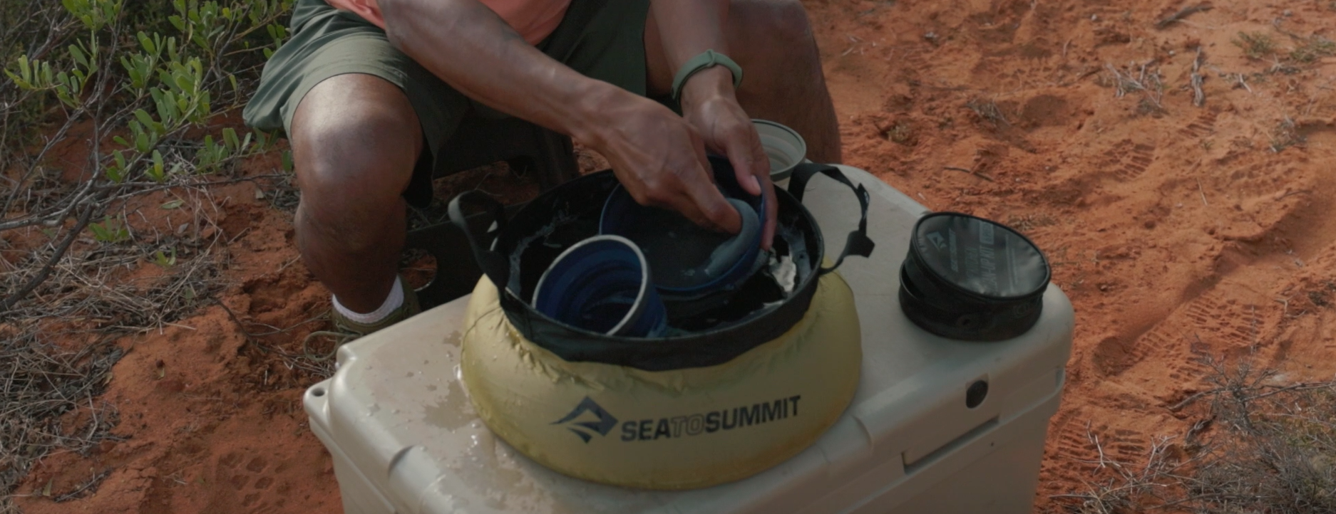 SEA TO SUMMIT Camp Kitchen Clean-Up Kit Set - podróżny zestaw do zmywania naczyń